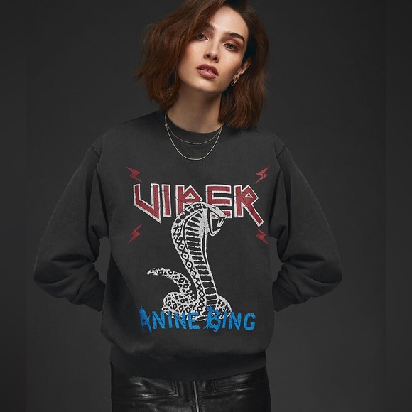ANINE BING Viper Sweatshirt - Picture 4 of 4